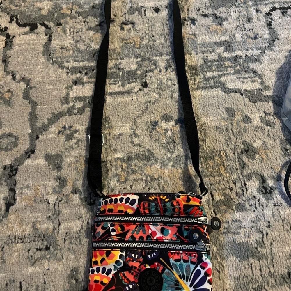 Kipling Red and Pink Crossbody Bag